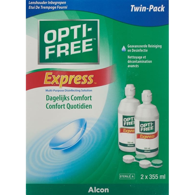 OPTI FREE EXPRESS No Rub Solve Duo Pack