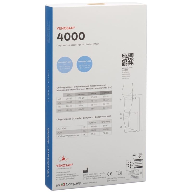 VENOSAN 4002 A-D KKL2 L long cut mexico 1 пара