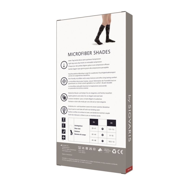 Чоловічі відтінки Sigvaris Microfiber Argyle A-D A закриті roya