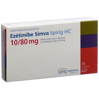Ezetimib Simva Spirig HC Tabletten 10/80mg 30 Stück