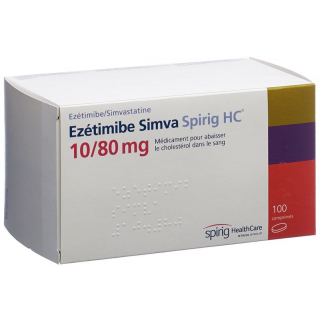 Ezetimib Simva Spirig HC Tabletten 10/80mg 100 Stück