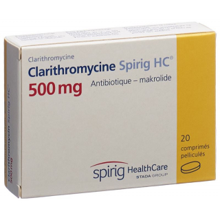 Clarithromycin Spirig HC Filmtabletten 500mg 20 Stück