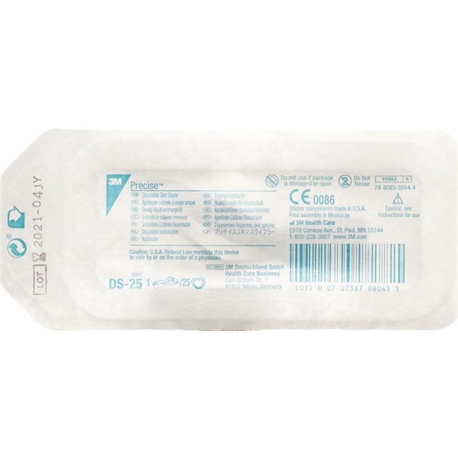 Степлер 3M Precise Skin 25 Klamm Ds-25
