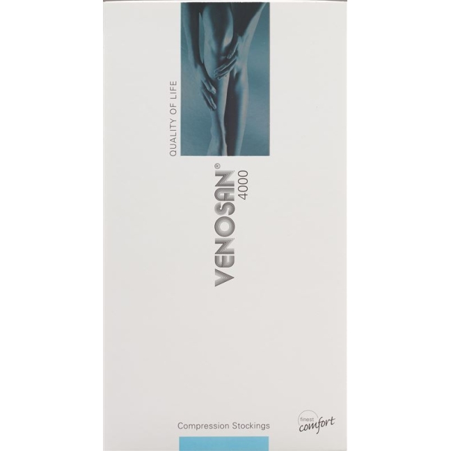 VENOSAN 4002 A-D KKL2 L довгий відкритий чорний 1 пара