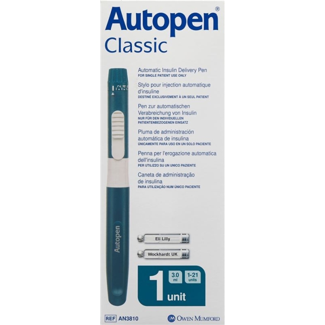 Ін'єкційний пристрій Autopen Classic 1 крок