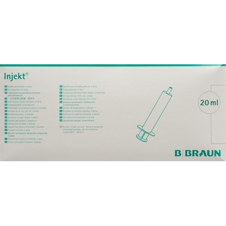 Шприц ін&#39;єкційний Braun 20 мл Luer-Lock 100 шт