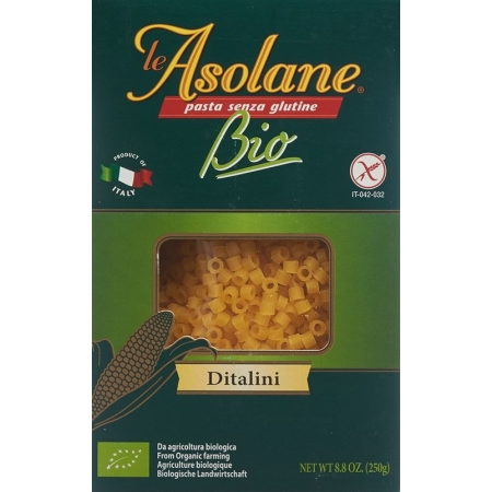 Кукурудзяна паста Le Asolane Ditalini без глютену 250 г
