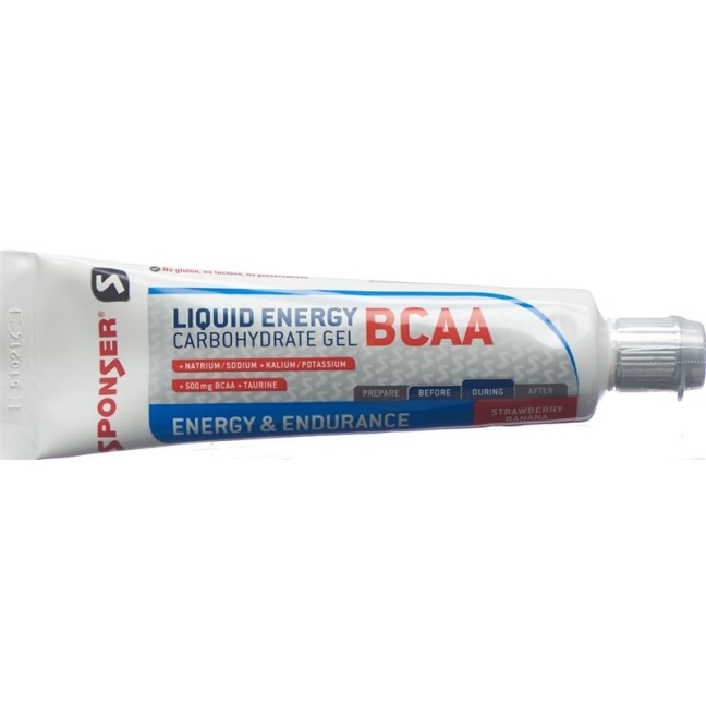 Sponser Liquid Energy BCAA Банан-Полуниця 70г