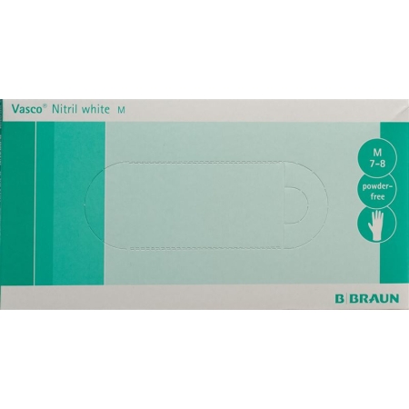 Рукавички Vasco Nitrile White розмір M 150 шт