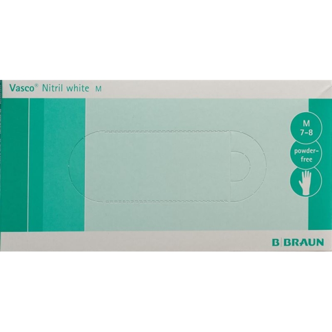 Рукавички Vasco Nitrile White розмір M 150 шт