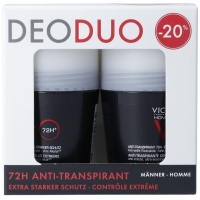 Vichy DeoDuo Homme Anti-Transpirant 72H Extra Strong Protection Roll-On 2x 50 мл