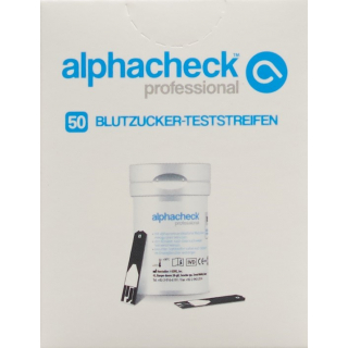alphacheck professional тест-полоски для измерения уровня сахара в крови 50 шт.