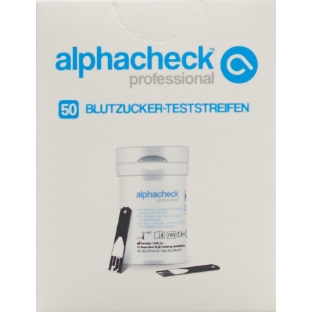 Професійна тест-смужка на рівень цукру в крові ALPHACHECK