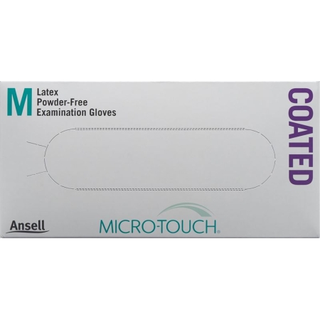 Оглядові рукавички Micro-Touch Coated M Box 100 шт