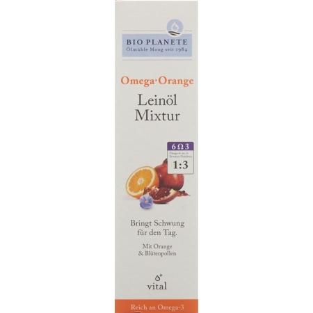 Bio Planète Omega Orange linseed oil mixture Fl 100 ml