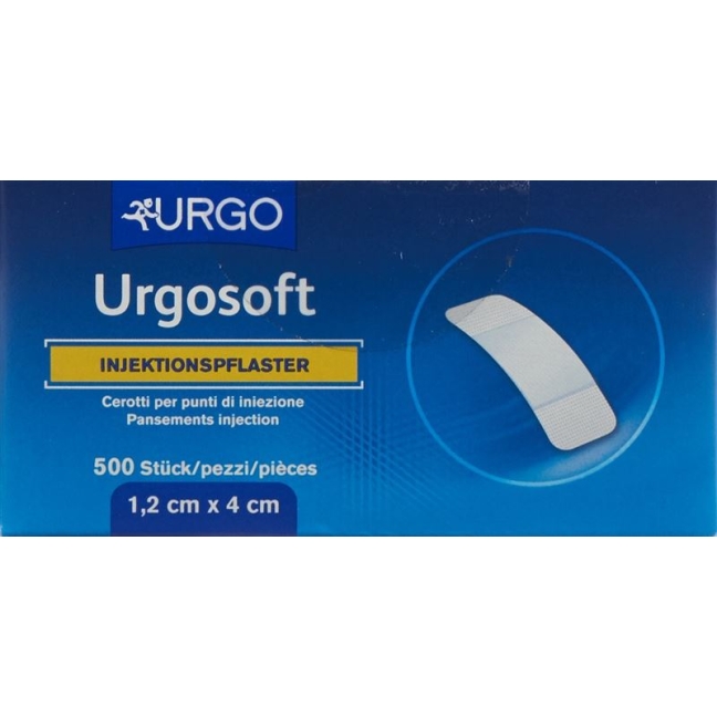 Пластирі ін&#39;єкційні Urgosoft 1,2х4 см 500 шт