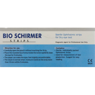 Schirmer strips Sterile Ophthalmic Strips 100 pcs