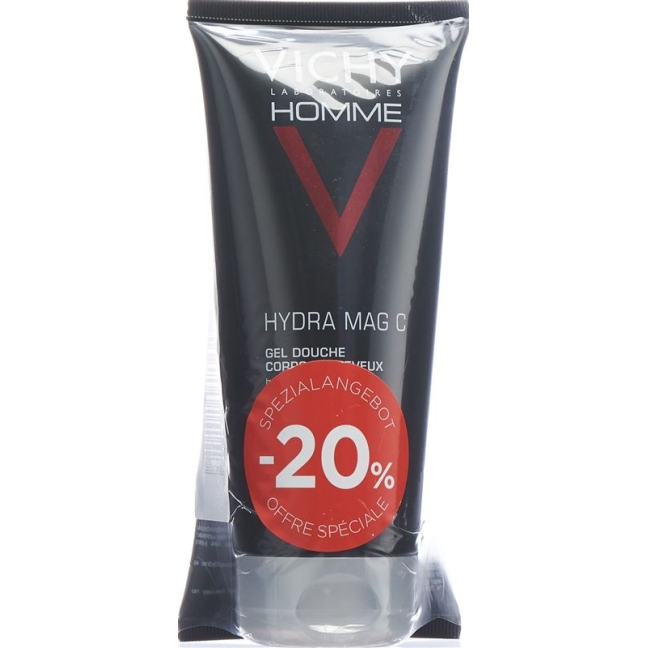 Гель для душу Vichy Homme Duo Hydra Mag C 2x 200 мл