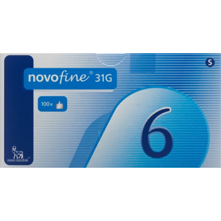 Иглы инъекционные Novofine 6 мм 31 г (пи) 100 шт.