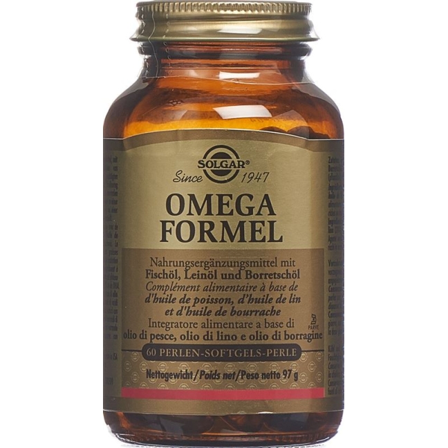 Solgar Omega Formula Pearls Bottle 60 шт