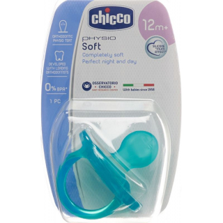 Chicco Physiological pacifier GOMMOTTO BLUE silicone maxi 16-36m DE / FR