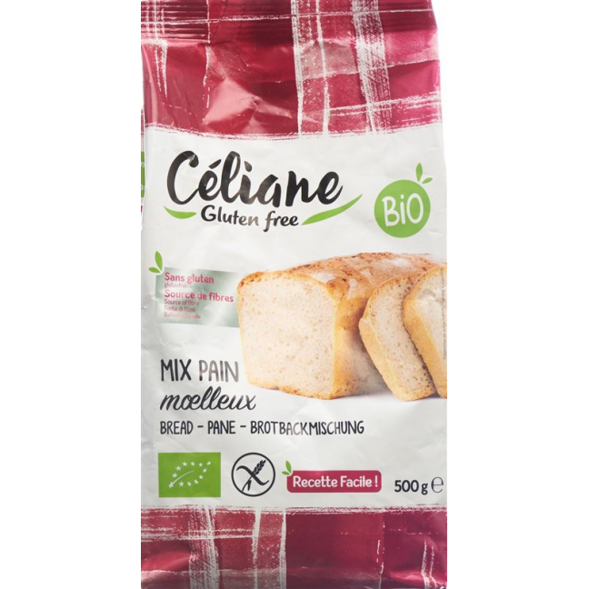 Les Recettes de Céliane bread mix Gluten Free Organic 500 g
