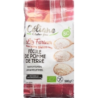 Les Recettes de Céliane Крохмаль картопляний безглютеновий органічний 500 г