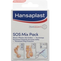 Хансапласт блістерні пластирі SOS мікс упаковка 6 шт