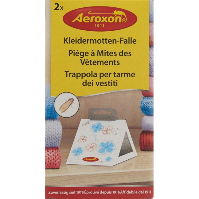 Aeroxon Kleidermotten-Fallen 2 Stück