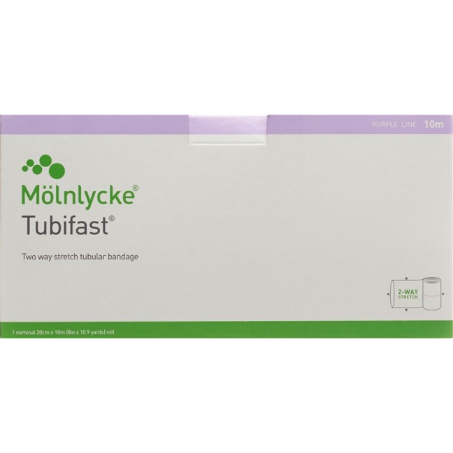 Бинт трубчастий TUBIFAST 20смx10м фіолетовий