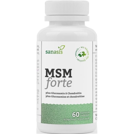 SANASIS MSM глюкозамін і хондроїтин капс