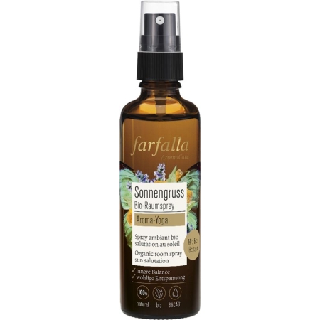 Farfalla Organic Room Spray Sun Salutation Yoga Benz 75 мл