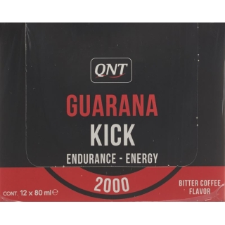 Qnt Guarana Kick 2000 Shot Guarana+caff 12x 80ml