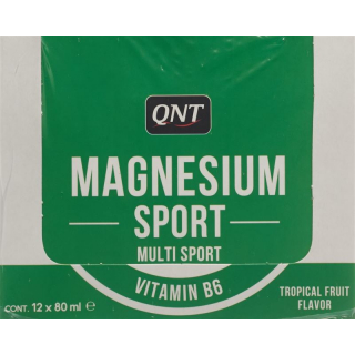 Qnt Magnesium Vit B6 Shot Tropical Frui 12x 80ml