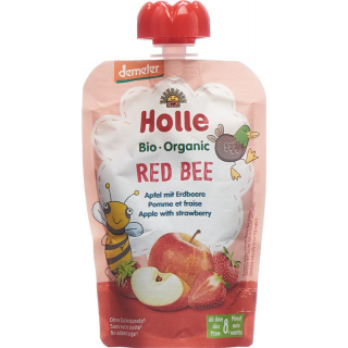 Holle Red Bee - Пакетик Яблоко Клубника 100 г