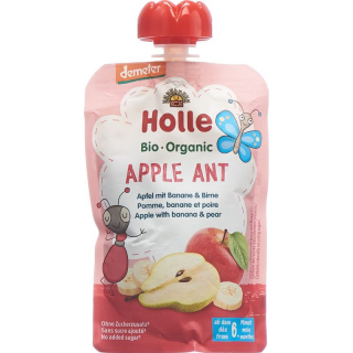 Holle Apple Ant - Пакетик яблоко-банан с грушей 100 г