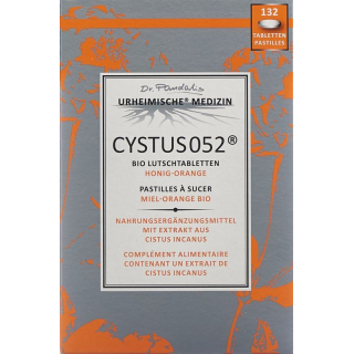 Cystus 052 органические пастилки медово-апельсиновые 132 штуки