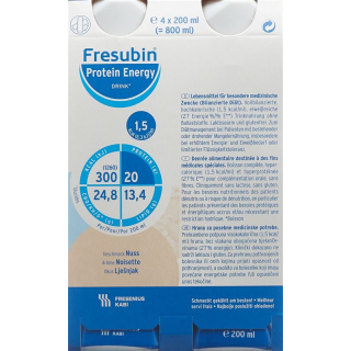 Fresubin Protein Energy DRINK Орех 4 бутылки 200 мл