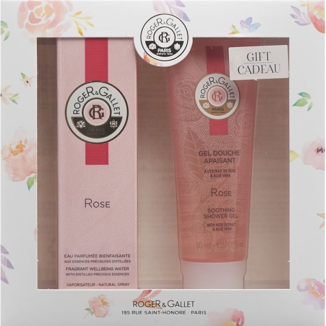 Roger Gallet Spring Coffret Rose 2019 30 мл + гель для душу 50 мл