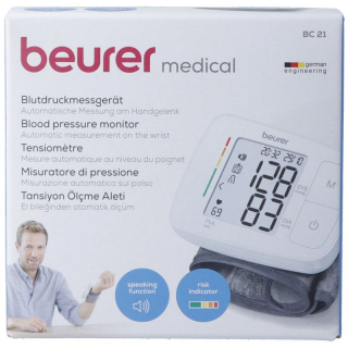 Beurer Spreche Handgelenk Blutdruckmessgerät Bc 2