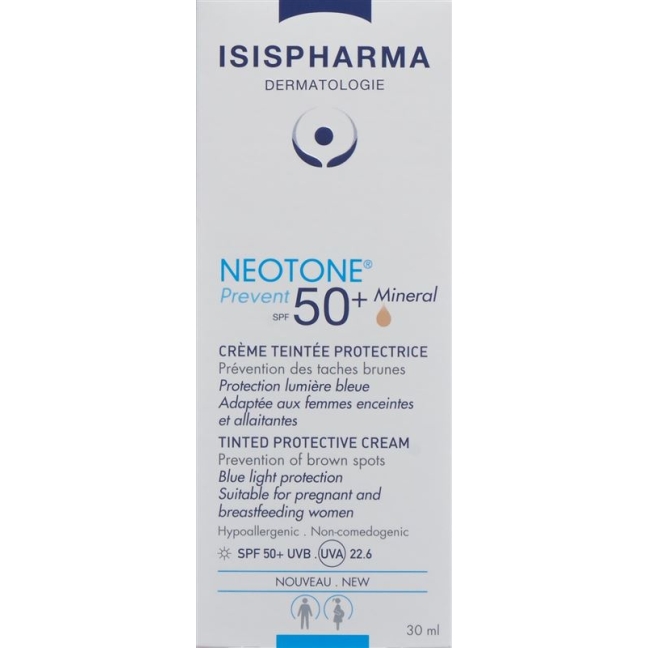 ISIS PHARMA neoTONE PREVENT Мінерал SPF50+ Tb 30 мл