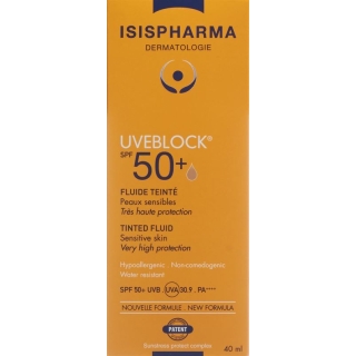 UVEBLOCK UVEBLOCK FLUIDE TEINTE SPF50+ Tb 40 мл