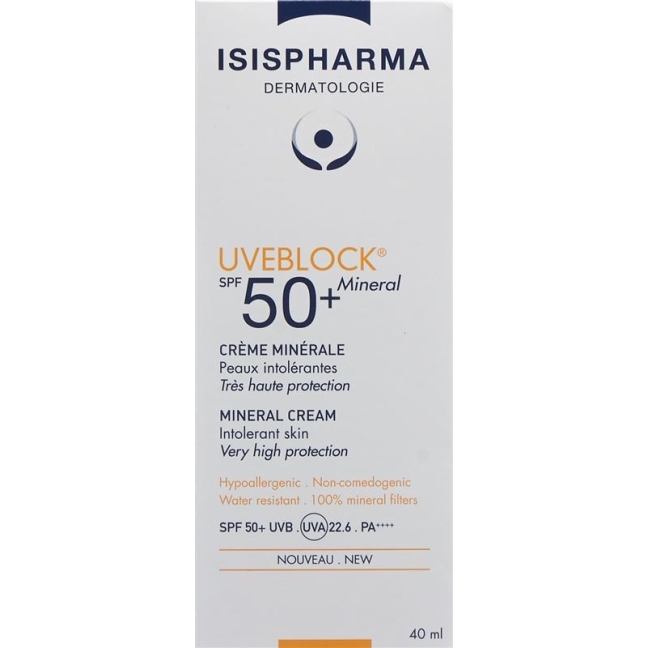 ISIS PHARMA UVEBLOCK МІНЕРАЛ SPF50+ Tb 40 мл