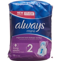 Колодка always Maxi довга з крилами 12 шт