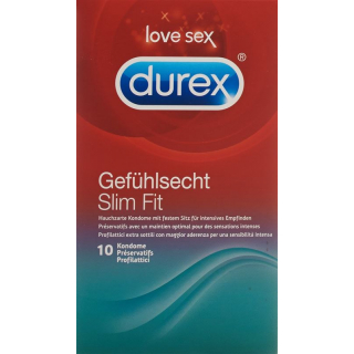 Презервативы Durex Real Feel Slim Fit, 10 шт.