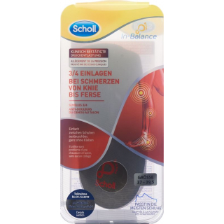 Scholl In-Balance Insoles 37-39.5 2 pieces