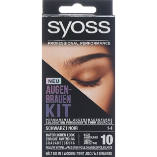 Syoss Augenbrauen-Kit Schwarz 10ml