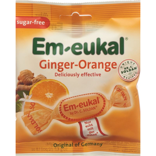 Soldan Em-eukal Имбирь Апельсин пакетик без сахара 50 г