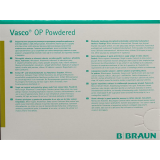 Vasco Op Powdered Grösse 7 50 Paar