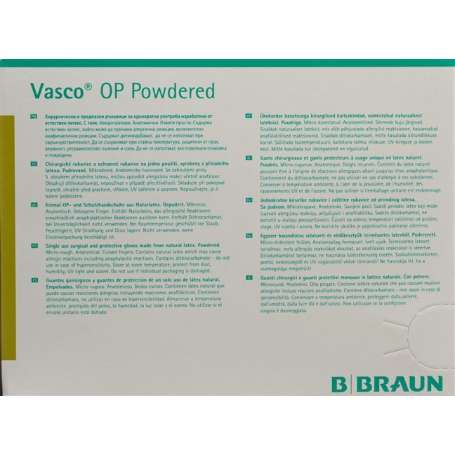 Vasco OP Powdered Gr8.5 50 пар